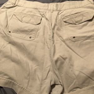 Khaki shorts - plus